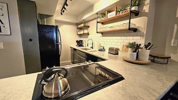 Condo, 1 Bedroom | Private kitchen | Fridge, coffee/tea maker, toaster