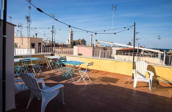Outdoor dining - La Casina di Luna - Blue Apartment (Trani)