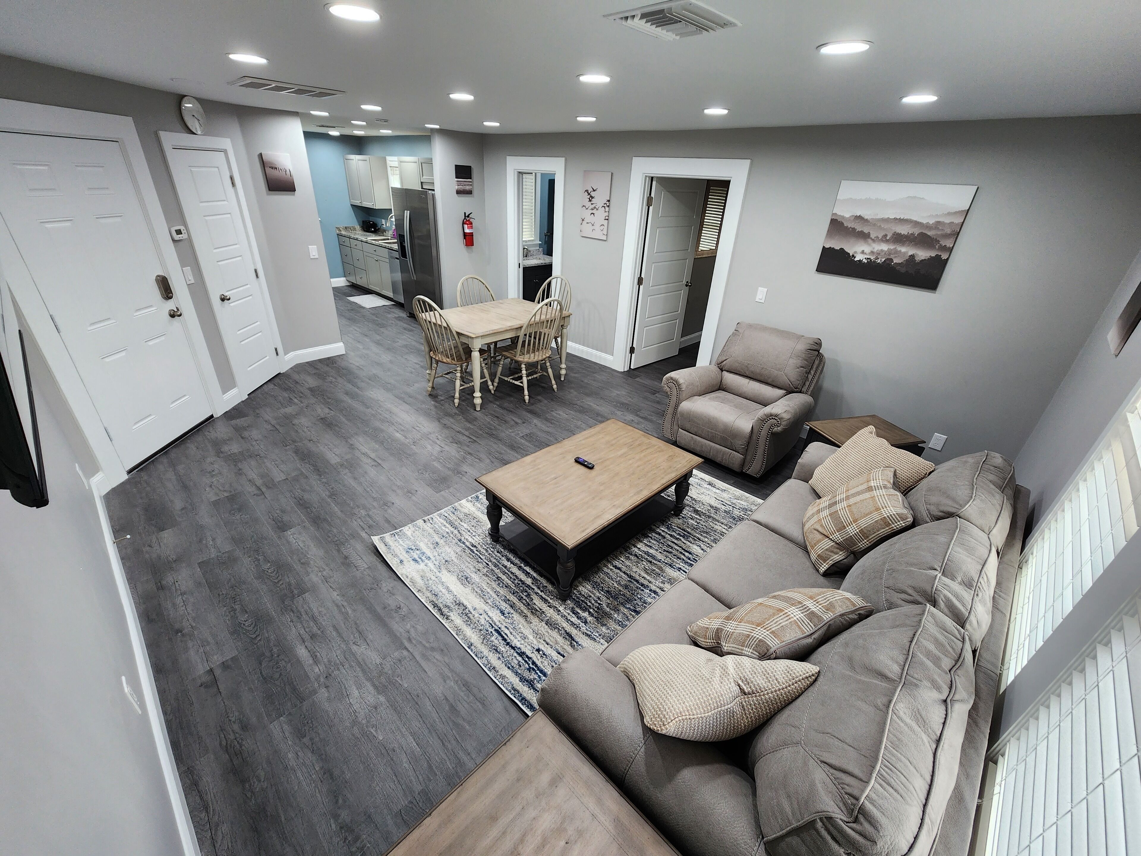 Comfort Apartment | Living area | 55-inch Smart TV with digital channels, TV, Netflix