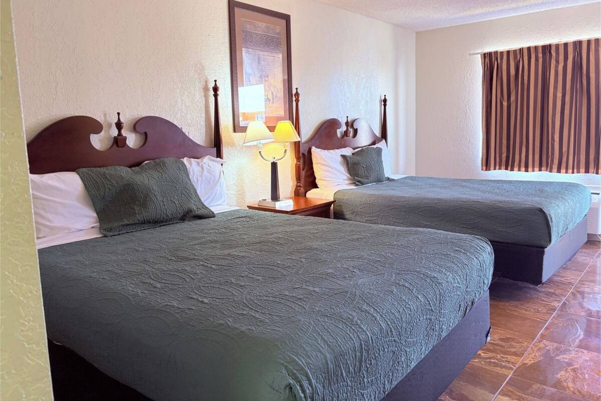 Room, 2 Queen Beds, Non Smoking | Desk, free WiFi, bed sheets