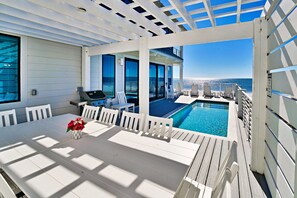 Beheizter Pool