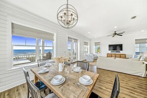 Dining - St. Somewhere: Beachfront North Cape Home- Private Pool, 4 Designer Finishes! (Cape San Blas)
