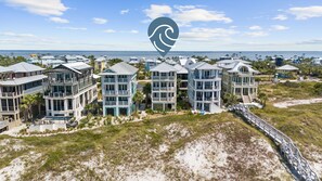 Exterior - Sea Section: Beachfront North Cape Home- Sleeps 10, Pet Friendly, In Ovation! (Cape San Blas)