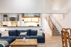 TV connectée, cheminée