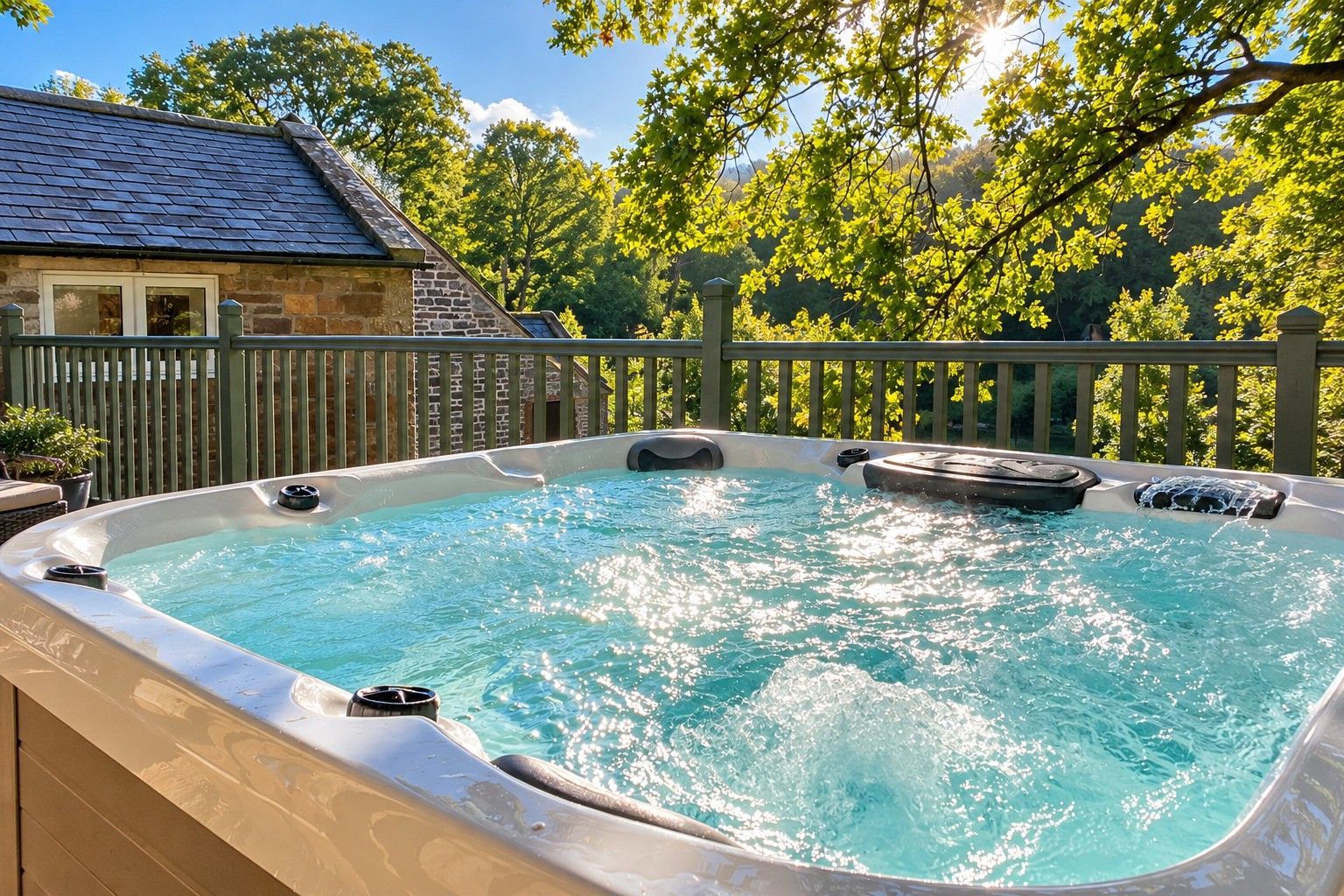 Bain à remous extérieur
