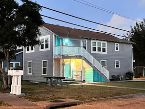 Corner lot property. Upstairs unit. 2 entrances