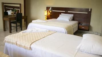 Iron/ironing board (on request), WiFi (free), bed sheets