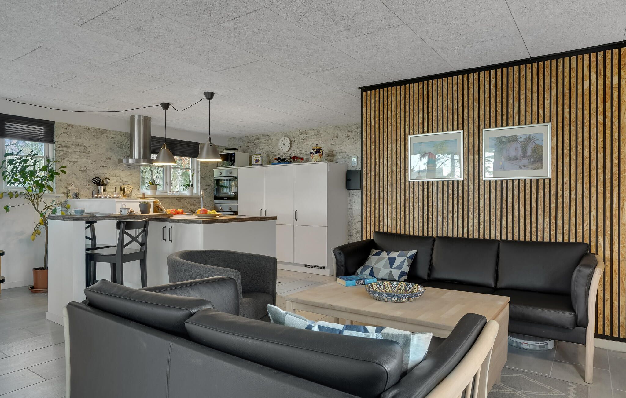 TV connectée, cheminée