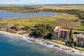 On the beach - Awesome Oceanfront Condo, Great Views, Steps to the Beach, KR#207 (Kihei)