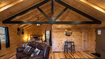 Fireplace, DVD player