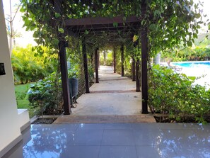 Overnattingsstedets uteområder