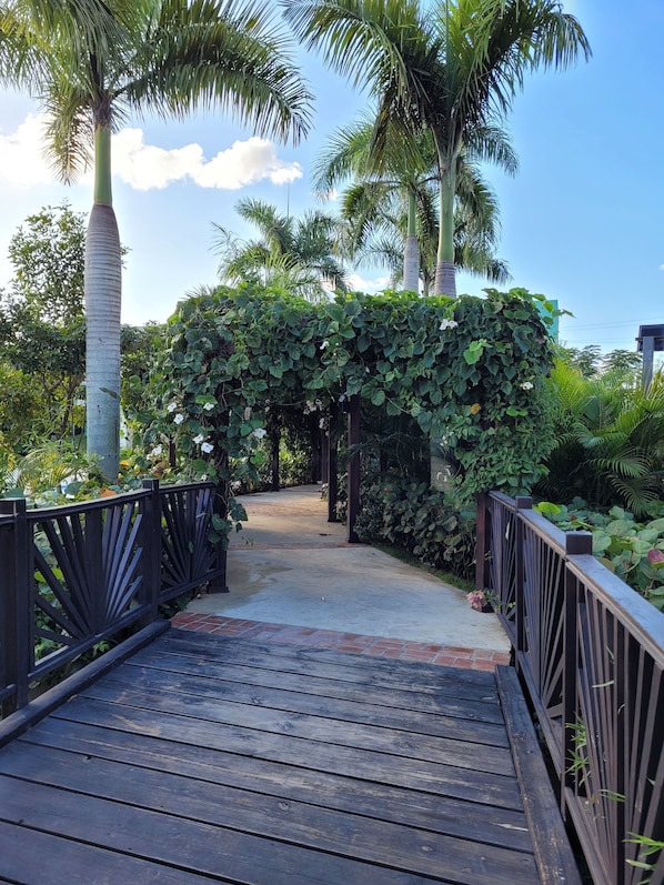 Overnattingsstedets uteområder