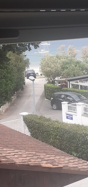 Blick von der Unterkunft