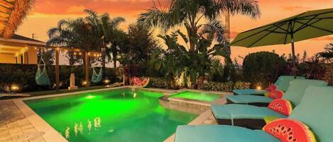 Außenpool, beheizter Pool