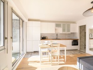 Dishwasher, highchair - Beautiful apartment for 3 people with WIFI, TV and terrace (Arcachon)