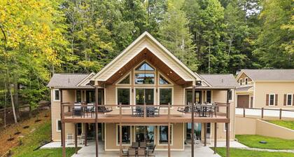 Norris Lakefront Retreat! King Suites, Private 2 slip dock, Firepit, 2026 Open