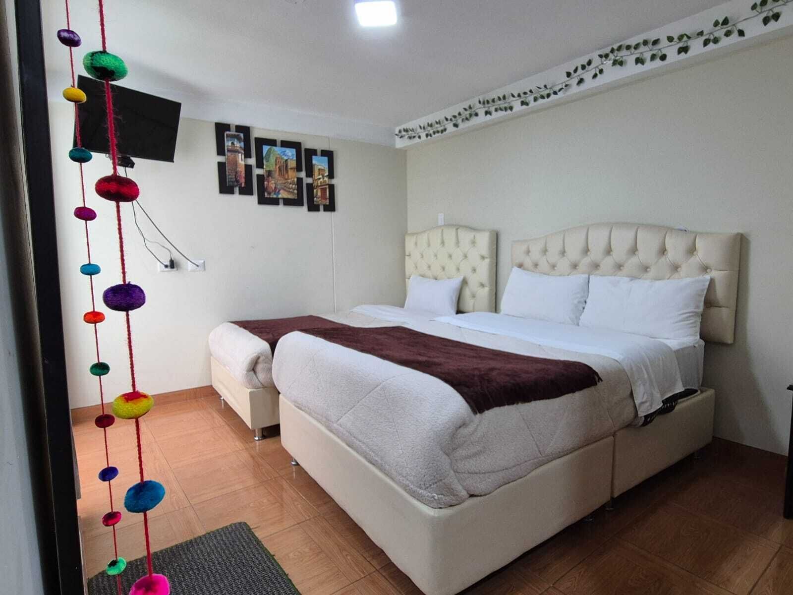 Premium bedding, down duvets, pillow-top beds, laptop workspace