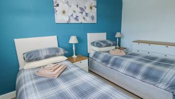 3 soverom, individuelt dekorert og individuelt innredet