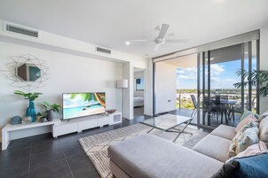 公寓, 1 间卧室 | 特色家居、办公桌、熨斗/熨衣板、WiFi