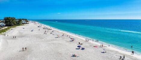 Beach nearby, beach towels