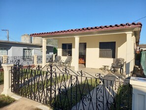 Voorkant van accommodatie