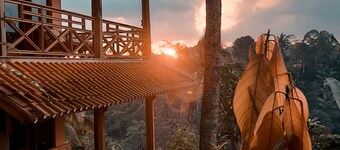 Nature surrounded villa,in a vanilla organic orchard..