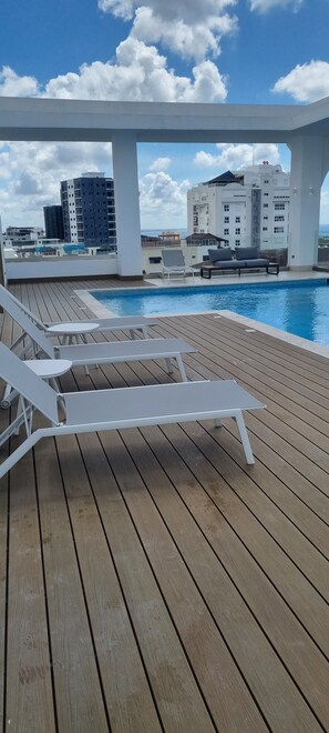 Outdoor pool - BRICKELL HOTEL Apto G08 (Santo Domingo)