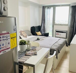 1 quarto, Wi-Fi de cortesia, roupa de cama