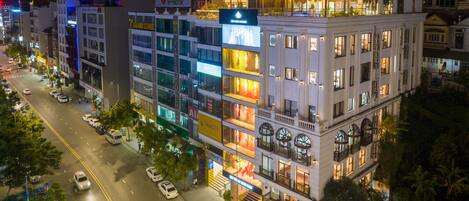 Façade de l’hébergement