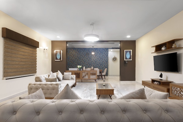 Coin salon dans le hall