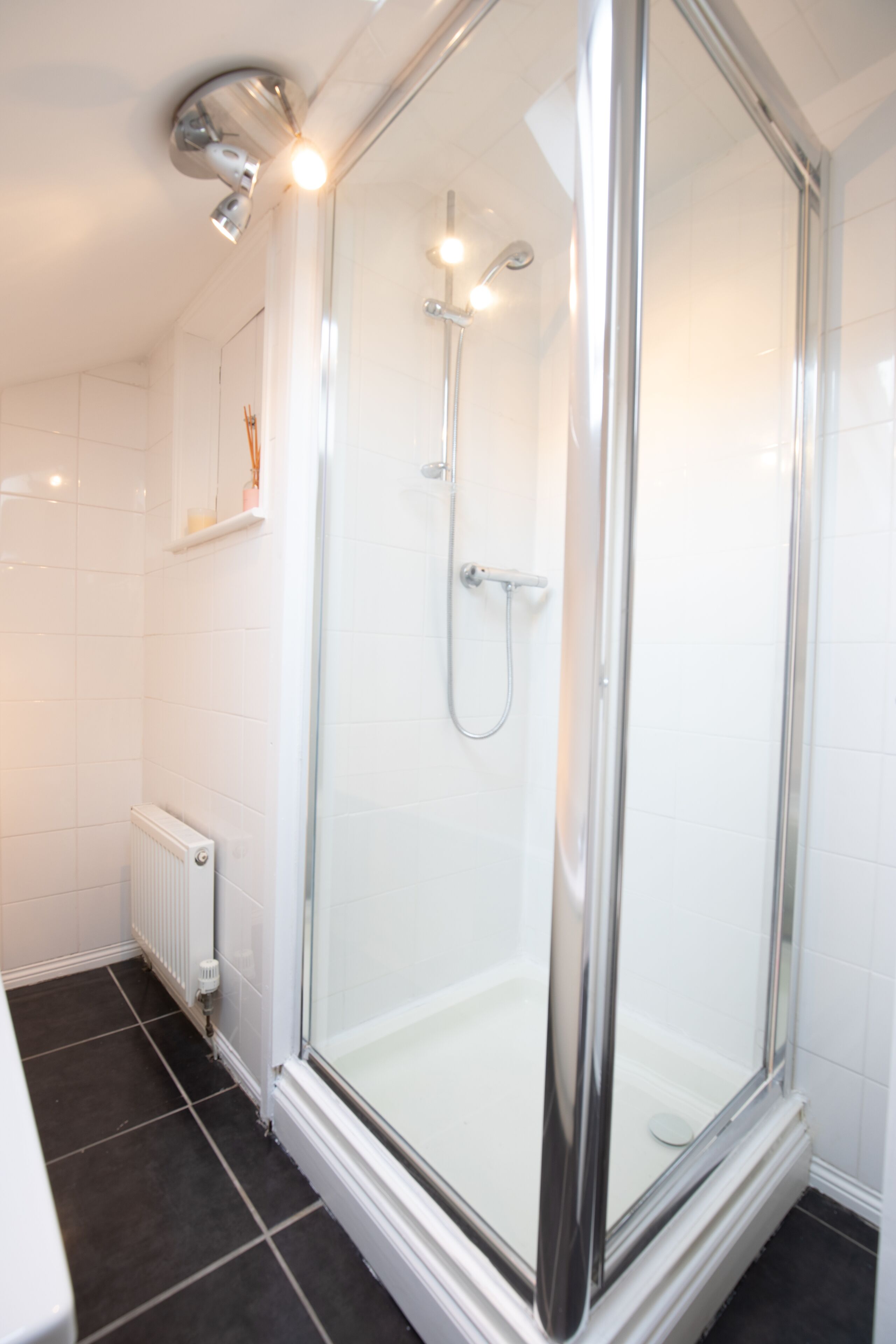 Hårføner, håndklær, såpe og sjampo