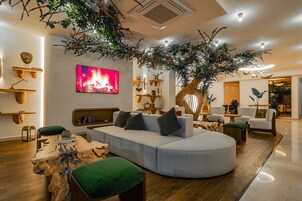 Sala de estar en el lobby