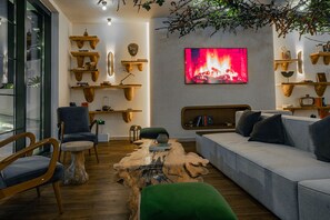 Sala de estar en el lobby