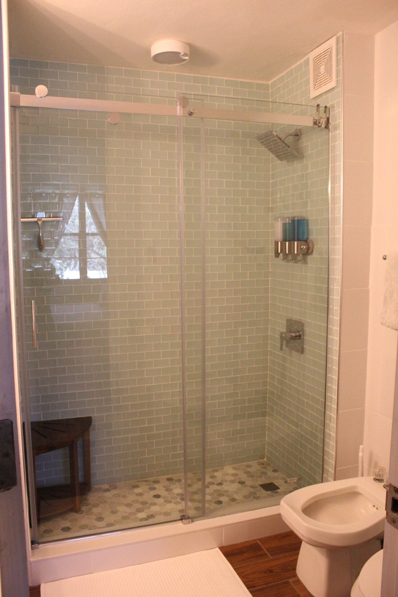 Master bathroom with double sink
