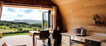 Burrow View  -  a hobbit hut that sleeps 4 guests  in 1 bedroom