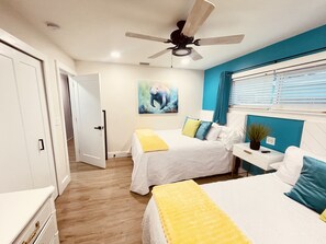 2 chambres, fer et planche à repasser, Wi-Fi gratuit, draps fournis