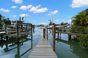 Enjoy serene waterfront views and tranquil surroundings, perfect for relaxation or leisure activities.
