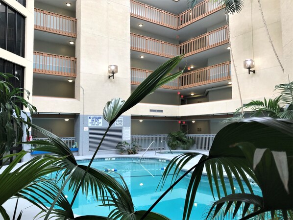 Indoor pool, outdoor pool