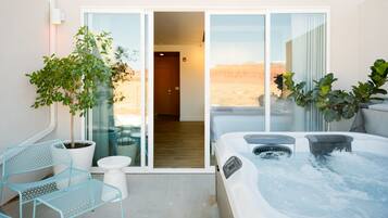 Premium Double Queen Hot Tub | Terraço/pátio