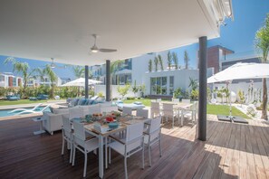 Villa, 4 Bedrooms, Private Pool, Garden View | Outdoor dining - Protaras Olivine Villa Ol3 (Paralimni)