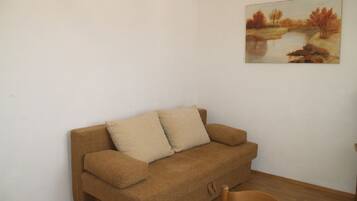 Apartment, 2 Bedrooms, Smoking, Balcony | Living area