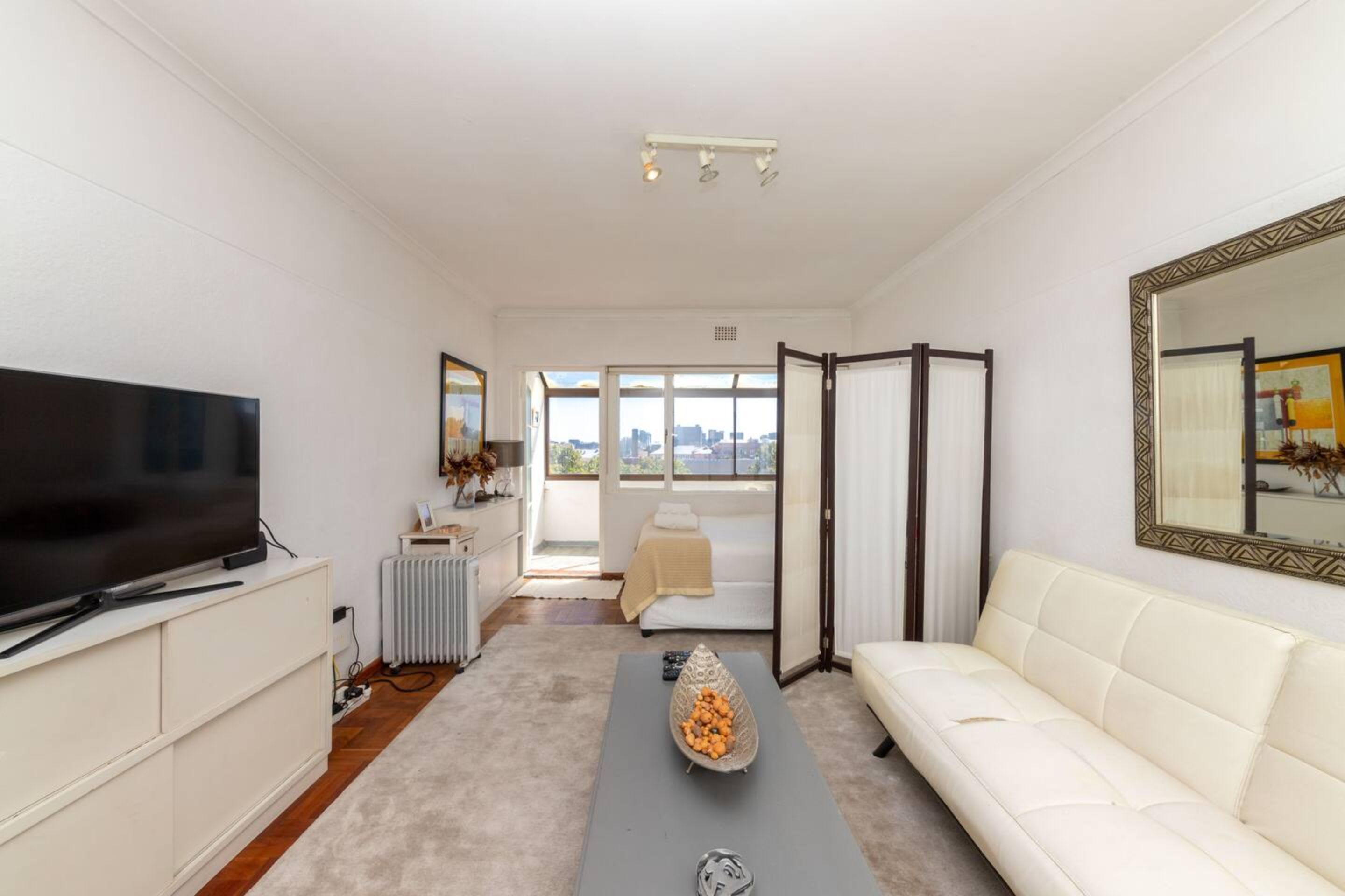 Basic Apartment, 1 Double Bed | Living area | TV