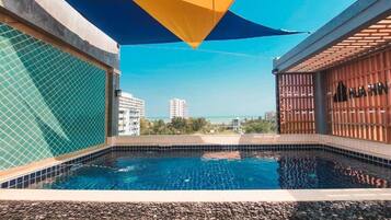 Indoor pool, outdoor pool