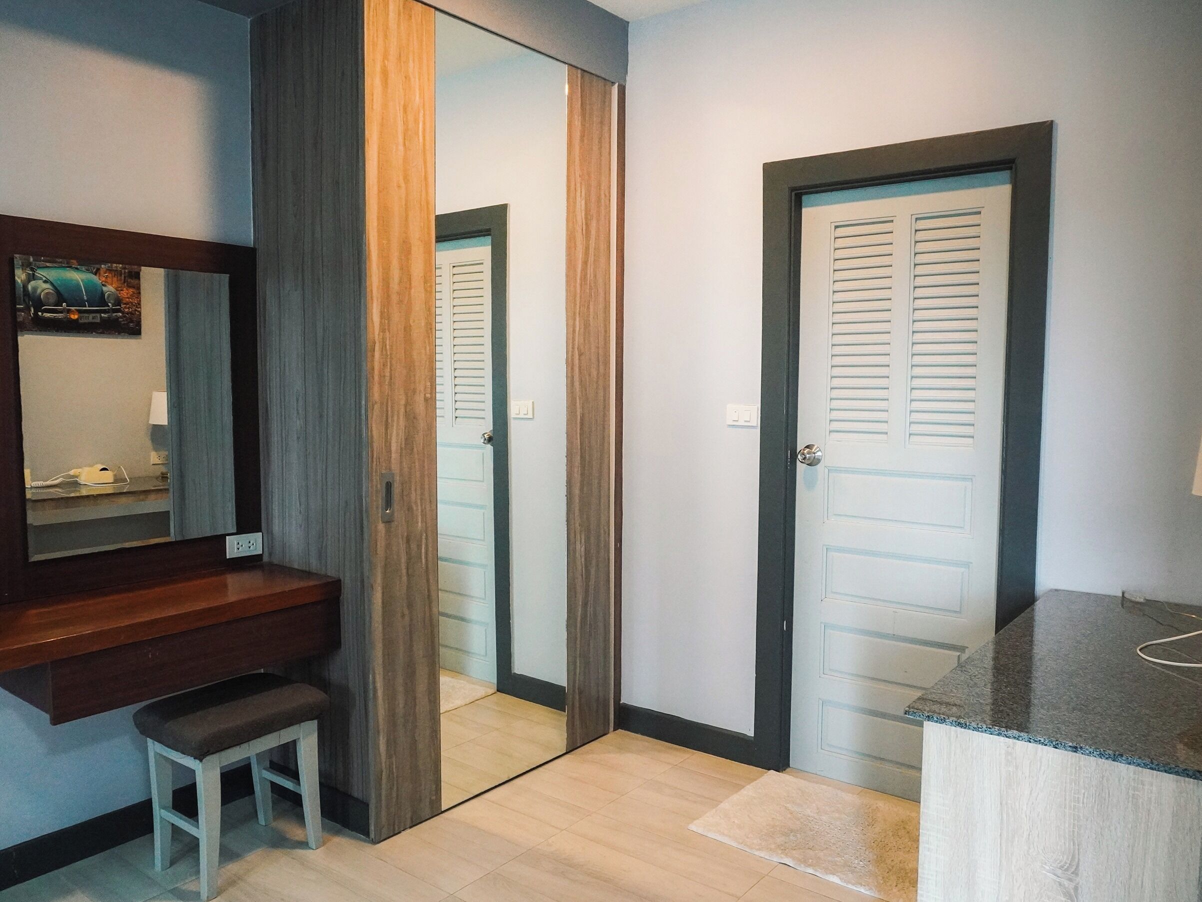 ห้องแฟมิลี่ | โต๊ะทำงาน, Wi-Fi ฟรี, ผ้าปูที่นอน