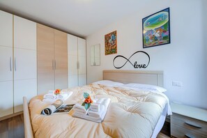 อพาร์ทเมนท์สำหรับครอบครัว, หลายห้องนอน, ติดภูเขา (Casa Umberto) | 1 ห้องนอน, Wi-Fi, ผ้าปูที่นอน