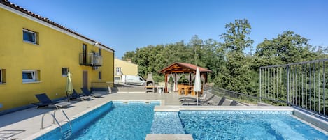 Family House, Multiple Bedrooms, 2 Bathrooms (Pool House Klarina) | Pool | Seasonal outdoor pool