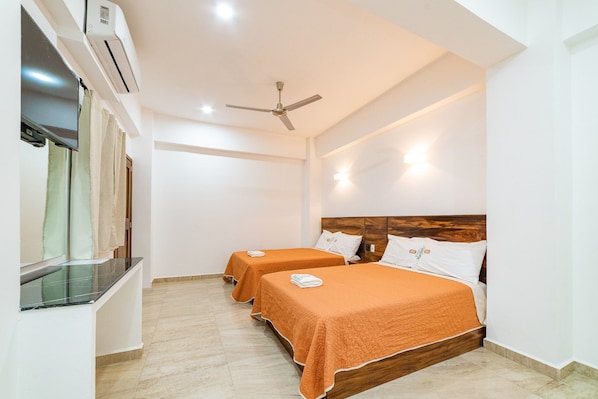 Chambre Deluxe double pour 1 personne | Accès au Wi-Fi (inclus), literie fournie