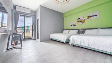 Quadruple Room, Balcony | Free WiFi, bed sheets