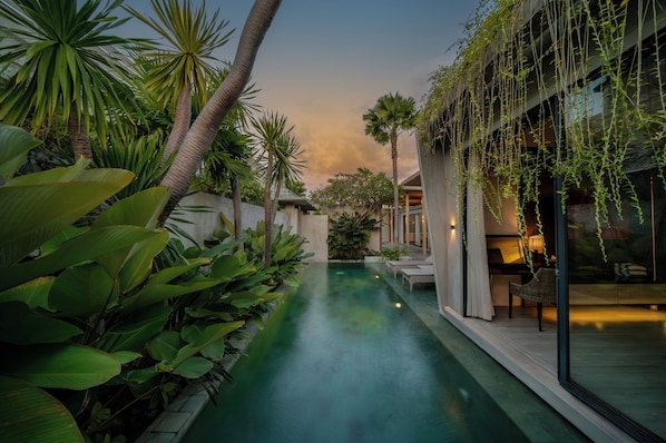 Luxury Villa, 1 Bedroom, Non Smoking, Pool View | Private pool