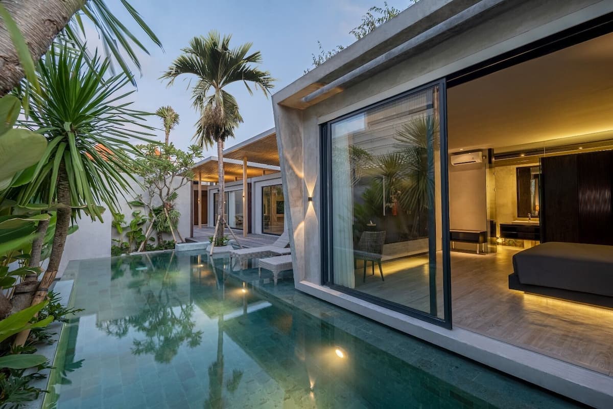 Villa de lujo, 1 habitación, no fumadores, vistas a la piscina | Vistas al jardín